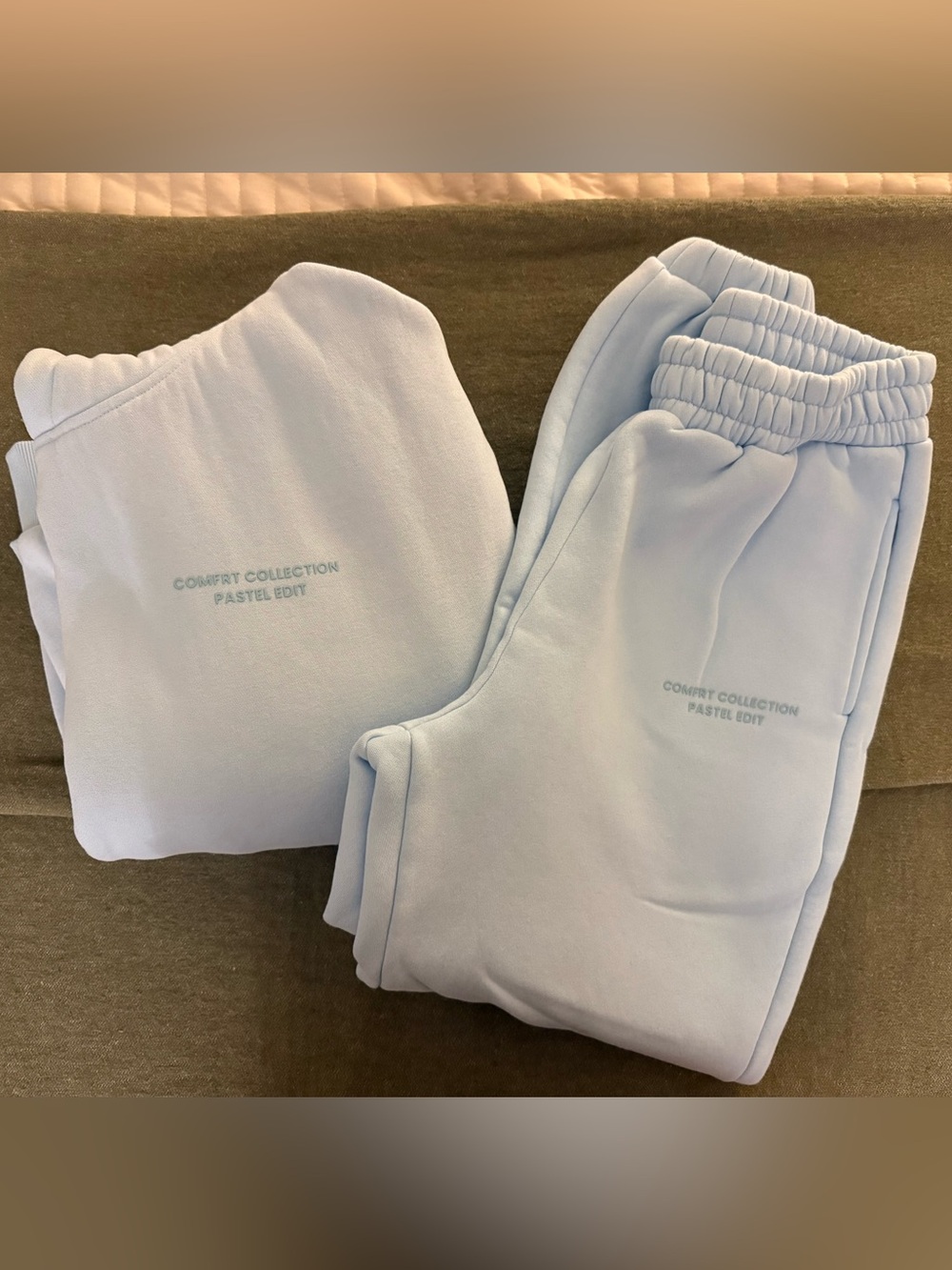Comfort Collection Pastel Edit Light Blue Women's Sweatpants Set
